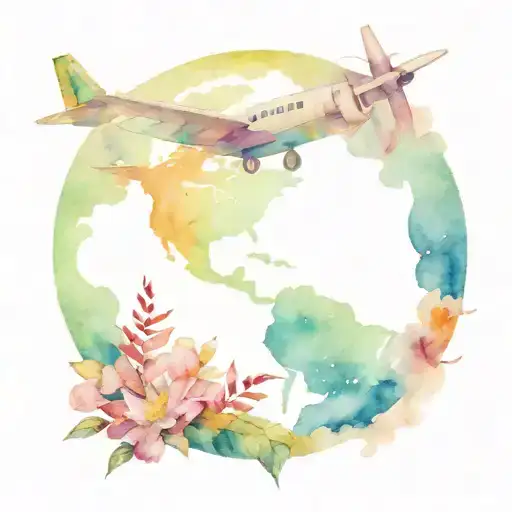 Airplane Earth Just Go