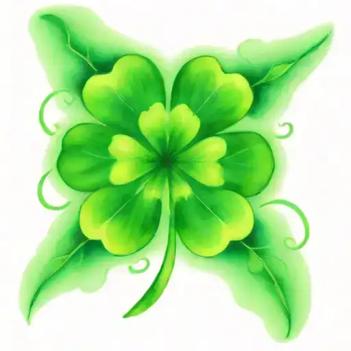 Four Leaf Clover Tattoo Irish