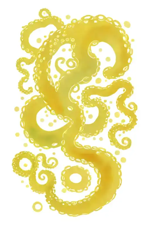 Octopus Van Gogh Starry Night Swirl