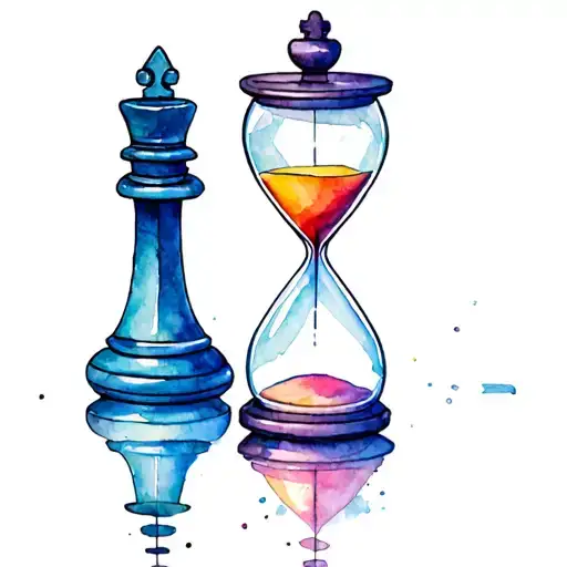 Hourglass Chess Pieces