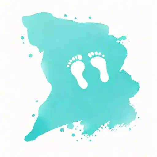 Angel Baby Foot Prints