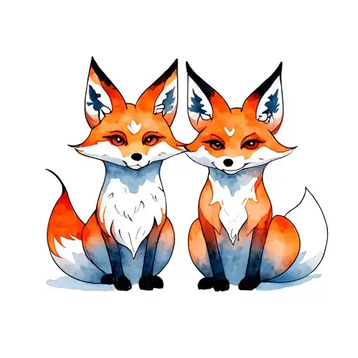 Zenko And Yako Katsune Fox