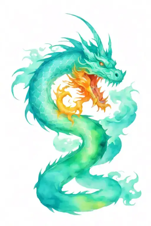 Haku Dragon Flying
