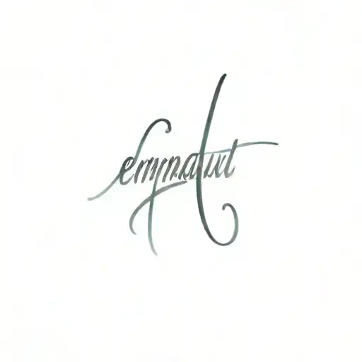 Emmanuel Name In Black With 3D Decorations