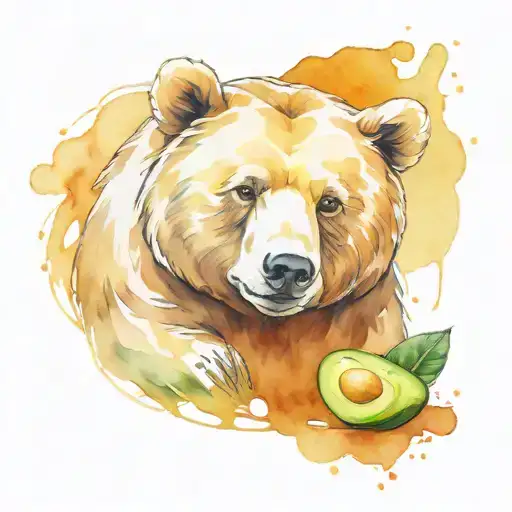 Bear And Avocado