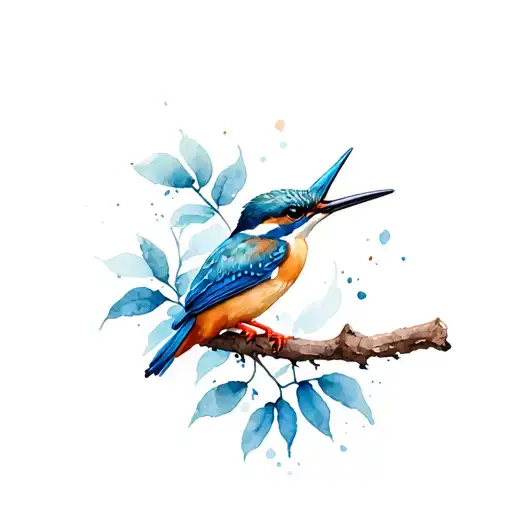 Blue Kingfisher Bird