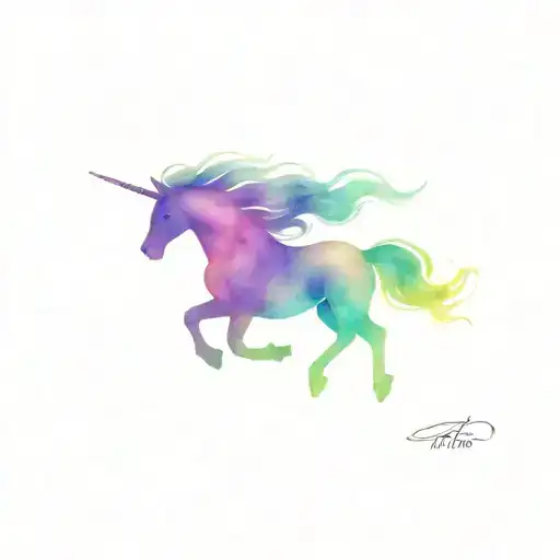 Unicorn In Car Speeding