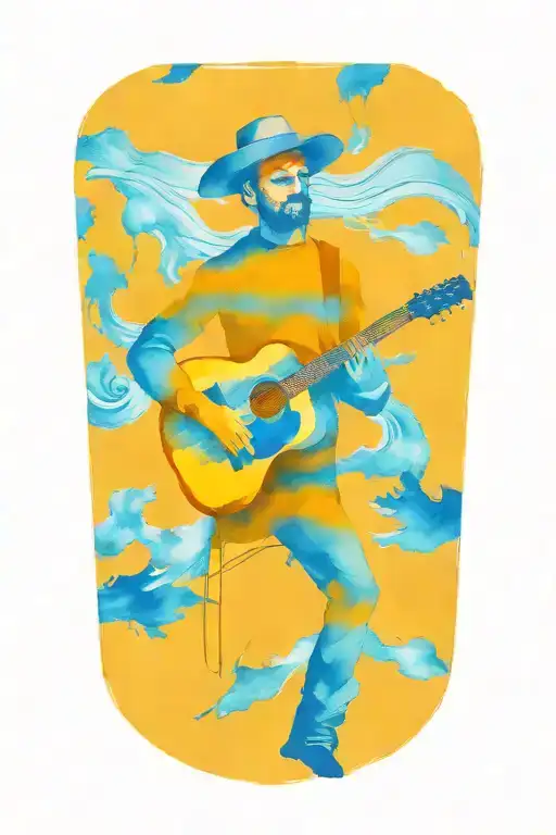 Cowboy With Guitar