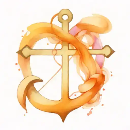 Anchor Heart Cross