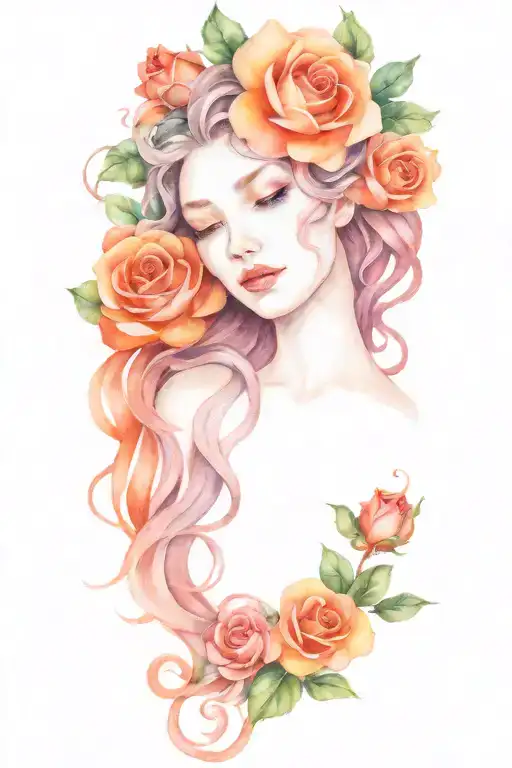 Medusa And Roses