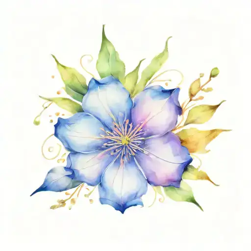 The Word Lx Is Flowers Around