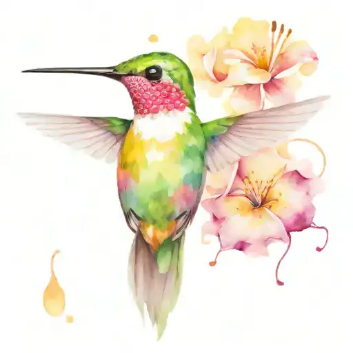 Hummingbird Hovering