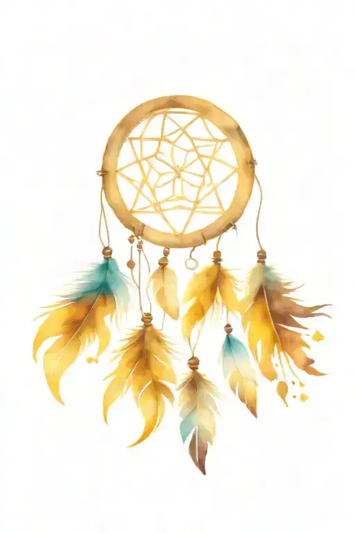 Dream Catcher With 3 Stars