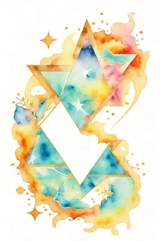 Star And Diamond Surrounded