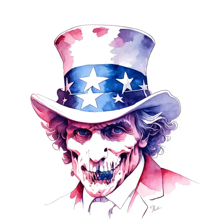 Zombified Uncle Sam