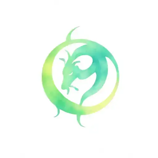 Capricorn Symbol Integrated