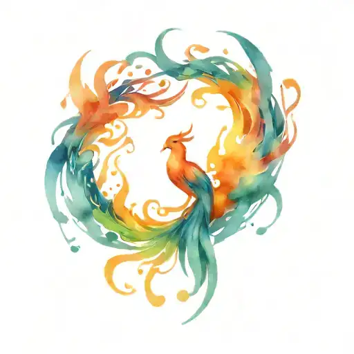 Phoenix Rising From The Ashes