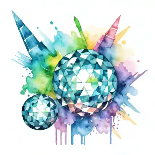 Disco Ball And Broken Crayons