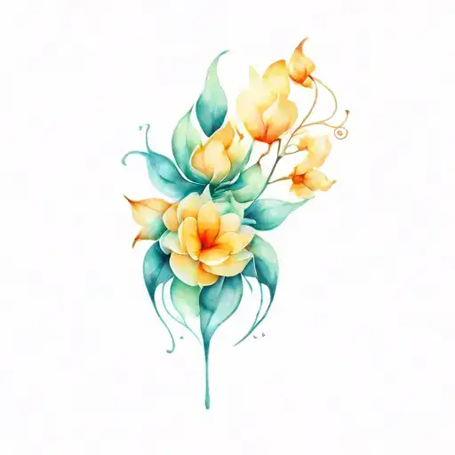 Cute Sister Tattoo Design Inspired