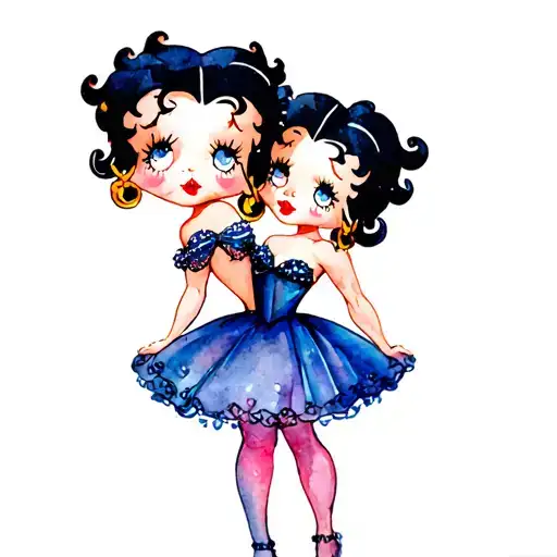 Brown Betty Boop Gemini Sign