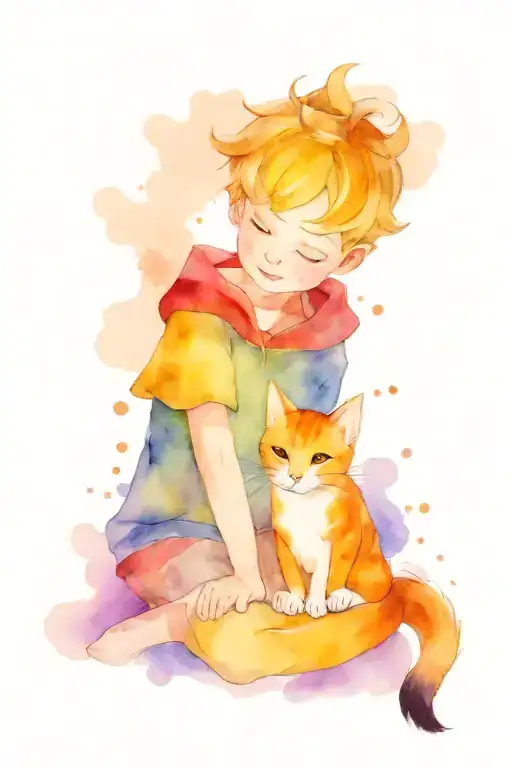 Little Prince And Cat