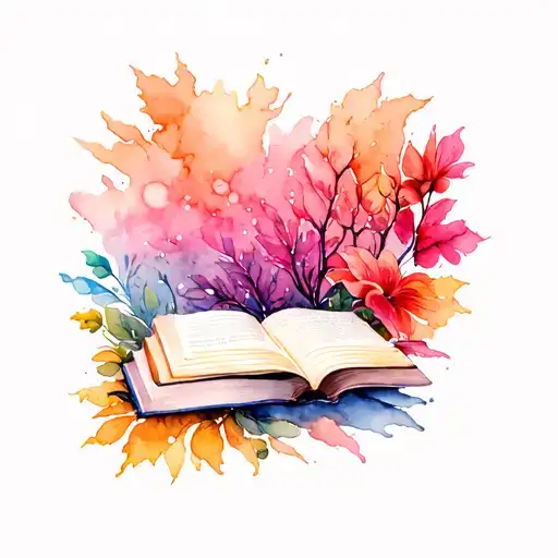 Water And Books Surrounded