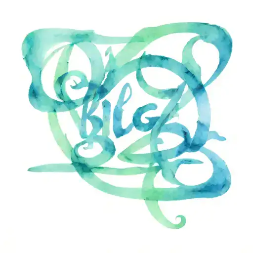 Word 'Bilge' 3D Hand Writing