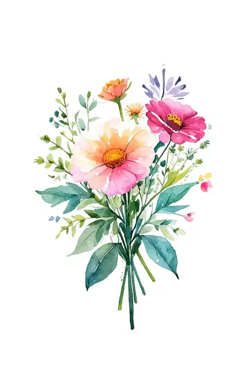 Birth Flower Bouquet