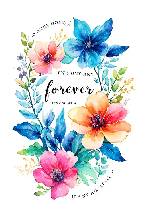 It's Only Forever It's Not Long At All