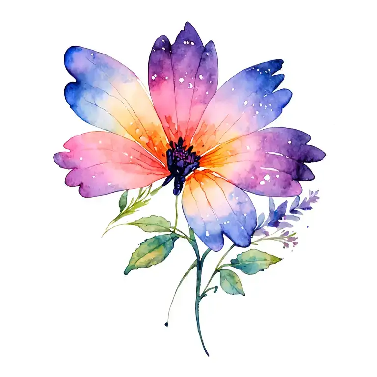 Butterfly And November Birth Flower