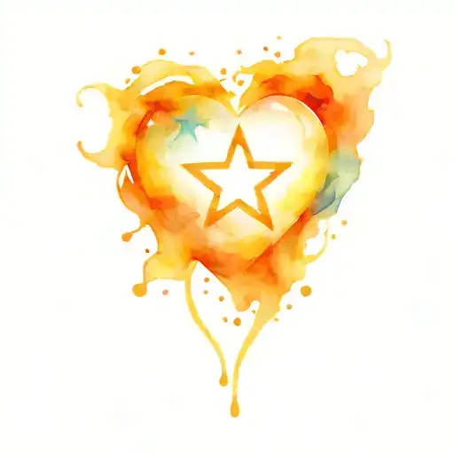 Heart With Star