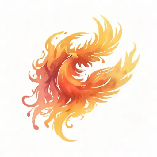 Phoenix Rising From The Ashes