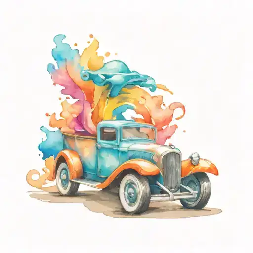 Hotwheels Car With A Traditional