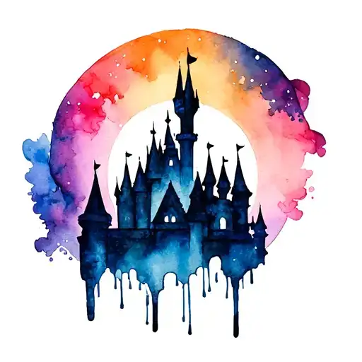 Disney Castle Silhouette