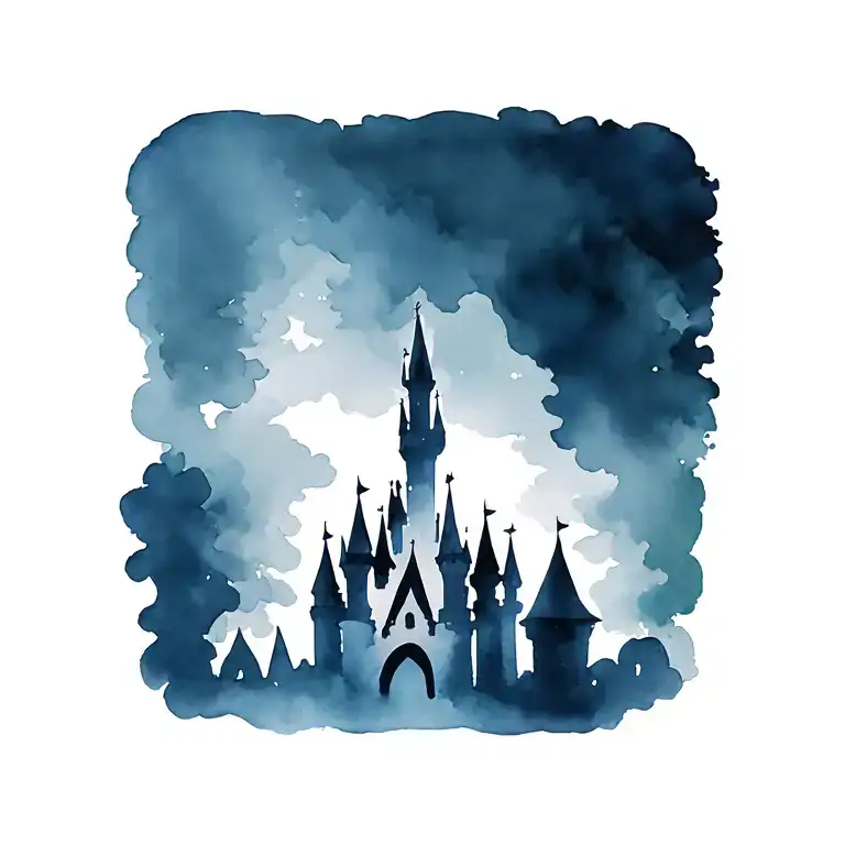 Disney Castle Silhouette