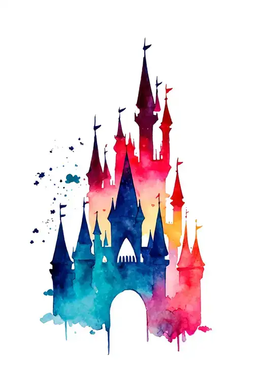 Disney Castle Silhouette
