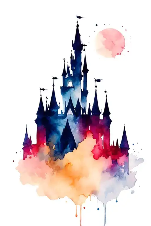 Disney Castle Silhouette