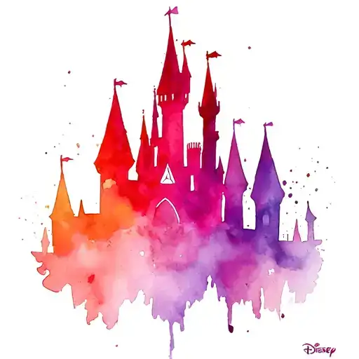 Disney Castle Silhouette