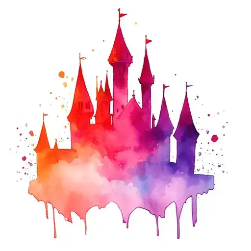 Disney Castle Silhouette