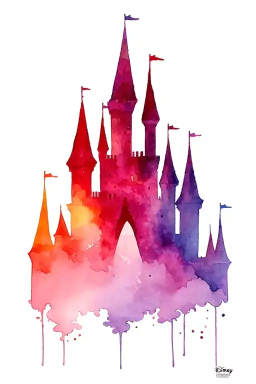 Disney Castle Silhouette