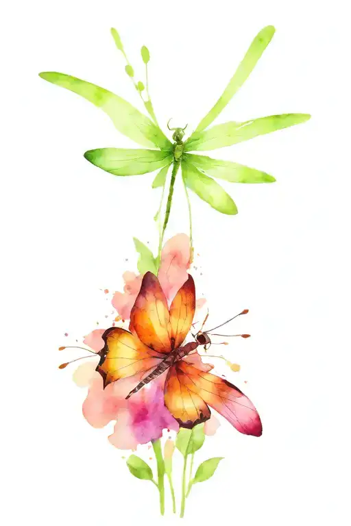 4 Leaf Clover With Dragonflies Pain Hatred Grief