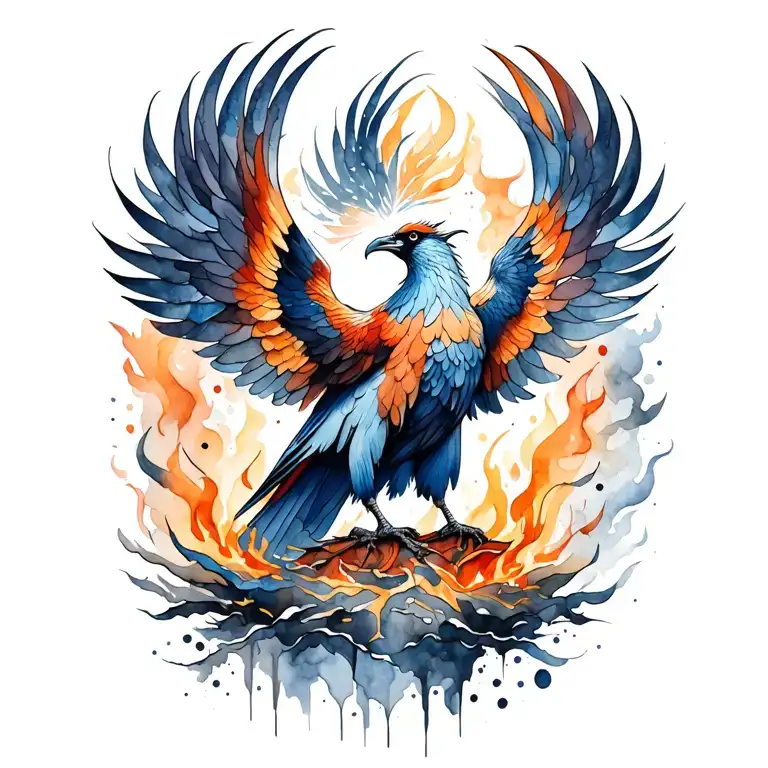 Phoenix Rising From The Ashes