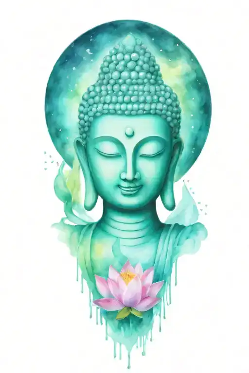 Buddha Lotus Galaxy