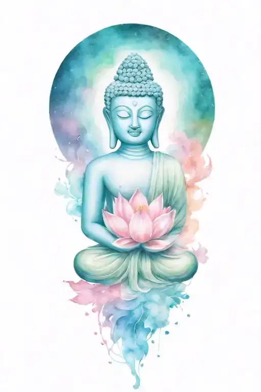 Buddha Galaxy Lotus