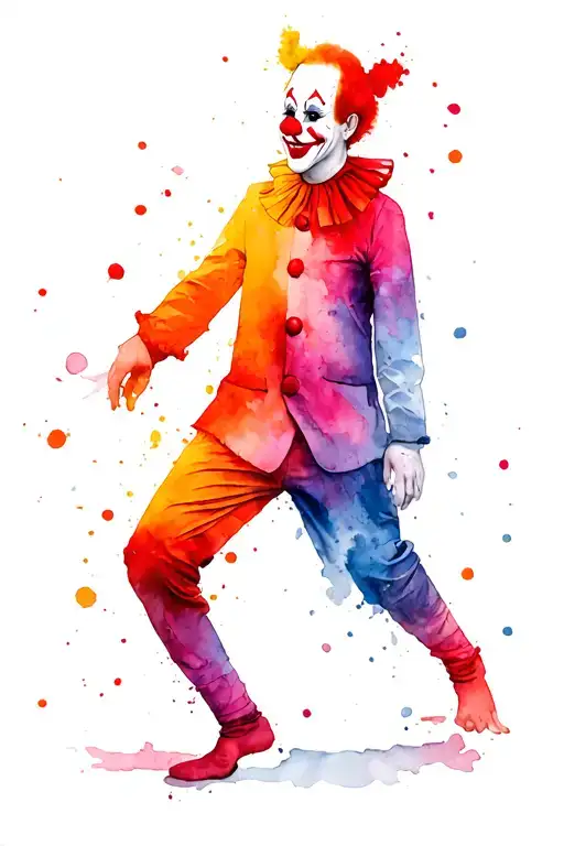 Clowns Full Black Sleeve