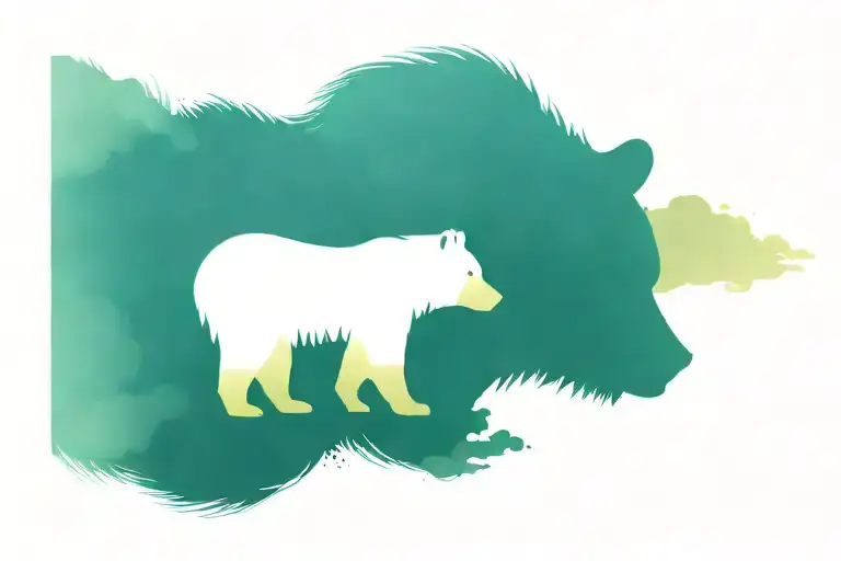 Bear Family Tattoo Design