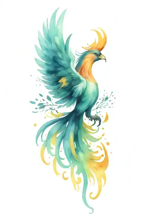 Phoenix Rising From The Ashes