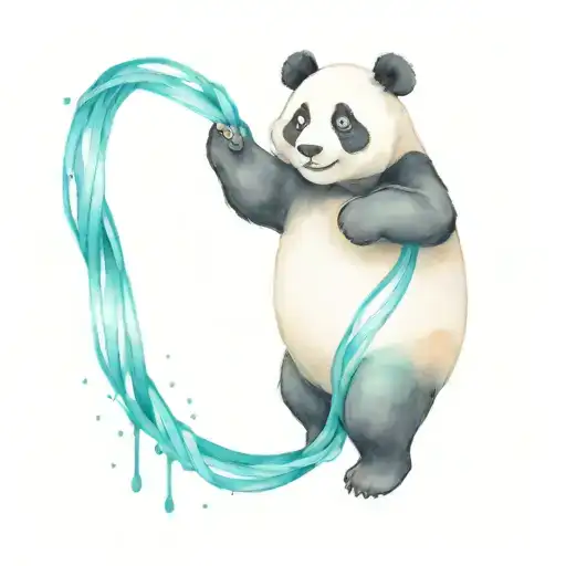 Panda Jumping Rope
