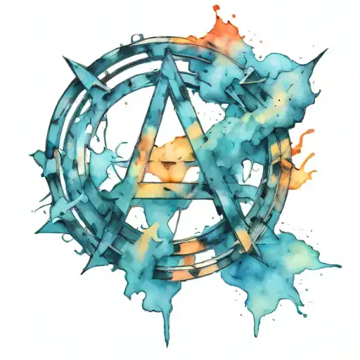 Anarchy Symbol Made