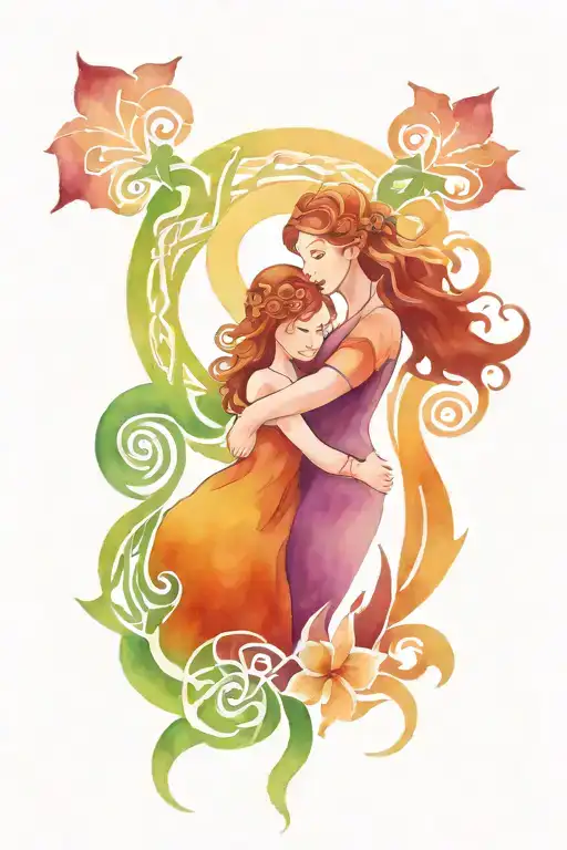 Celtic Mother Daughter